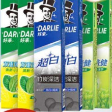 京东百亿补贴：DARLIE 好来 黑人牙膏 清新亮白 8支装620g
