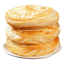 plus会员：潼记 陕西特产 千层饼胚2kg 20片