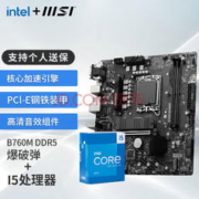 MSI 微星 英特尔 酷睿 13代I5 搭B760 主板