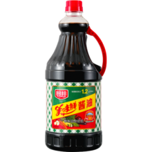 厨邦酱油 美味鲜酱油 特级生抽 传统酿造酱油 1.68L