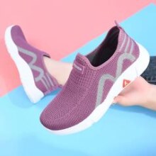 秋季舒适老人健步鞋软底防滑老人鞋