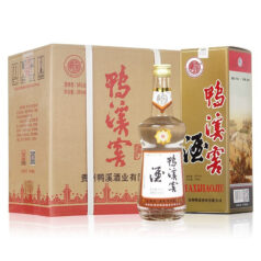 再降价、plus会员、京东百亿补贴：鸭溪窖 复古版 浓香型白酒 54度 500ml*6瓶 整箱装