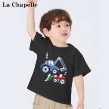 La Chapelle 拉夏贝尔  儿童纯棉短袖t恤  *2件