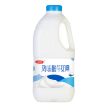 三元 原味大桶风味酸牛奶 1.8kg*1桶 家庭装酸奶