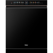 海尔（Haier）15套嵌入式双面洗洗碗机W5000洗消一体 高效除菌一级水效 分层洗 智能开门速干EYBW152266BKU1