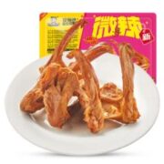 周黑鸭 锁鲜星享气调盒装甜辣鸭锁骨鸭翅 新鲜卤味休闲零食 鸭锁骨150g（任选5件）