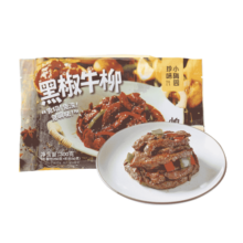 珍味小梅园 黑椒牛柳300g 预制菜半成品菜方便菜半成品食品预调理