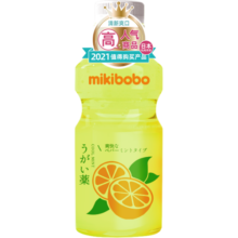 mikibobo漱口水口味清新口气 清洁 口腔清洁水便携一次性漱口水液250ml/瓶 250ml*2  2瓶装 甜橙味