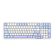 京东百亿补贴：VGN V98 PRO-V2 三模机械键盘 水晶酒红轴 海盐