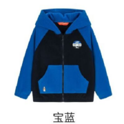 Hush Puppies 暇步士 儿童针织外套 宝蓝 130cm