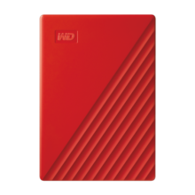 西部数据(WD) 1TB 移动硬盘 USB3.0 My Passport随行版2.5英寸 红 机械硬盘 手机笔记本外置外接 兼容Mac