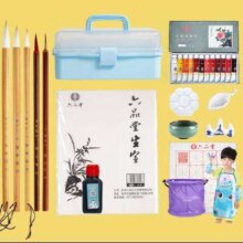 六品堂 国画套装初学者12色  【18件套】