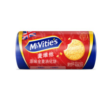 McVitie's麦维他原味全麦消化饼250克下午茶 进口零食 粗粮饼干