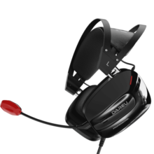 达尔优（dareu）A730方舟号游戏有线3.5mmUSB电竞头戴式四种模式可调节耳机-科技黑