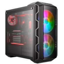 酷冷至尊(CoolerMaster)MasterCase H500中塔主机机箱(ATX主板/双20cmARGB风扇/0.7mm板材/360水冷/长显卡)