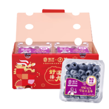 PLUS会员：JOYVIO 佳沃 云南当季蓝莓 大果18mm+ 6盒装 约125g/盒