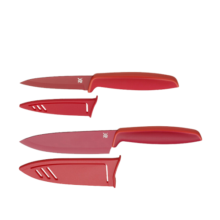WMF 德国福腾宝厨房刀具套装红色水果刀具两件套 熟食刀西瓜刀水果刀 Touch刀具 2件套