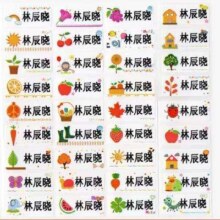 幼儿园宝宝名字贴 36贴 10个装
