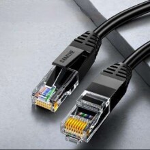 京东百亿补贴:山泽（SAMZHE）六类网线 CAT6类千兆网络连接线工程家用 六类黑色（圆线） 2米
