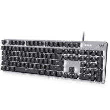 罗技（Logitech） K845 有线机械键盘 游戏办公键盘 背光全尺寸TTC轴键盘 吃鸡舒适键 K845 红轴【游戏推荐】