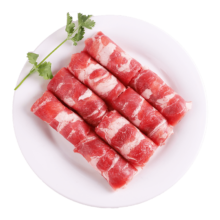 plus会员：牛世界 雪花肥牛卷500g/袋*6件