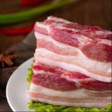 plus会员，首购礼金：龙大肉食 黑猪五花肉400g*7件