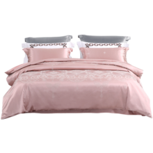 水星家纺欧式床上四件套被套床单四件套床上用品套件被罩1.8床米兰之夜