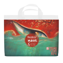 碧芭宝贝大鱼海棠拉拉裤XXL28片(≥15kg)加大码敏感肌尿不湿 不勒肚大吸量