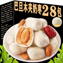 需首购、PLUS会员: 宁果松 巴旦木奶枣 500g