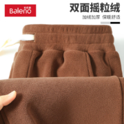 京东百亿补贴：Baleno 班尼路 摇粒绒重磅束脚裤加绒长裤