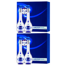 春焕新、88VIP：YANGHE 洋河 梦之蓝M3 52度 浓香型白酒 500ml*2瓶*2盒