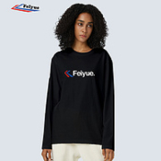 Feiyue 飞跃 2024春季新款 230g纯棉长袖T恤 男女同款