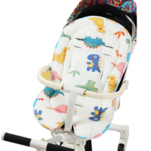 概率券 智贝婴儿餐椅坐垫 伞车棉垫 加厚加宽 通用纯棉款