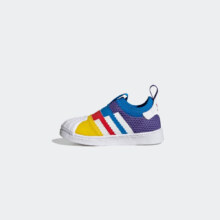 20点开始：adidas 一脚蹬贝壳头学步鞋 白/紫/蓝/黄/红 25(145mm)
