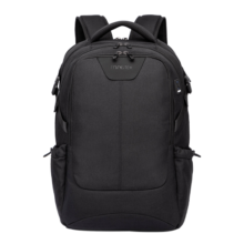 MINGTEK双肩包15.6/17.3英寸电脑包休闲旅行包双肩包大容量透气男生背包 普通款黑色单包