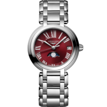 浪琴（LONGINES）瑞士手表 心月系列 石英钢带女表 L81154926