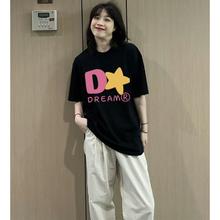 拍三件 2024夏装新款男女装短袖t恤