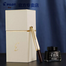 百乐（PILOT）Elite95s精英钢笔复刻限量款14K金笔口袋笔商务送礼礼盒装FES-1000G EF尖 酒红色套装(含钢笔和INK30墨水)