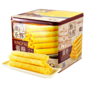 再降价、需首单、PLUS会员：永辉澳门 蛋卷经典原味500g*2件
