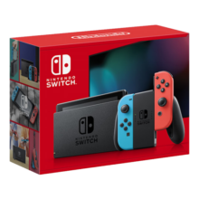 Nintendo Switch任天堂oled游戏机ns主机健身环大冒险掌机AS12 OLED主机【红蓝】 港版
