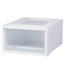 爱丽思（IRIS）【买3勉1】爱丽思收纳箱可叠加塑料抽屉式收纳箱储物箱内衣收纳盒 36L 白色BC-500S