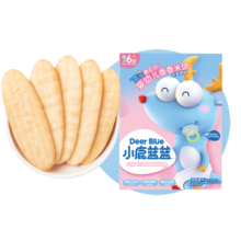 小鹿蓝蓝_宝宝米饼原味 米饼婴儿零食营养儿童磨牙饼独立袋装 41g