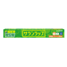 旭包鲜日本原装进口PVDC保鲜膜大卷耐高温带切割器30cm*50m可微波炉加热