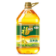 福临门 食用油 非转基因压榨一级黄金产地玉米胚芽油4L 中粮出品
