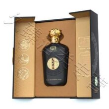产自茅台镇，国台 天地共享 黑金版 53度酱香型白酒500mL 双开礼盒