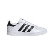 adidas TEAM COURT经典运动板鞋小白鞋男女阿迪达斯官方三叶草 白/一号黑/白 38.5(235mm)