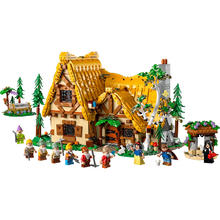LEGO 乐高 43242白雪公主七个小矮人森林小屋拼搭积木玩具礼物