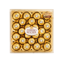 费列罗（FERRERO）榛果威化糖果牛奶巧克力24粒礼盒装婚庆喜糖伴手礼进口零食300g