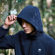 361运动服外套2024春季男防风防泼水休闲户外登山服连帽梭织风衣