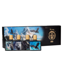 天佑德青稞酒 藏秘（小黑升级款） 清香型白酒 52度 125ml*4瓶 礼盒装